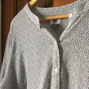 Old Navy Patterned Blouse NWT
